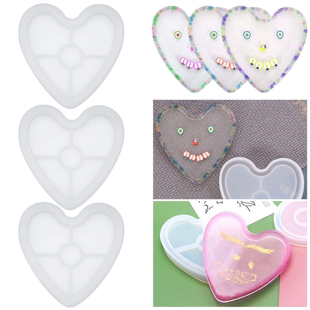 Set 3 Khuôn Làm Đế Lót Ly Tiện Dụng