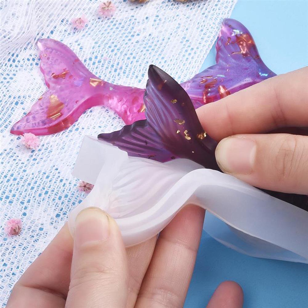 AUGUSTINA Khuôn Làm Bánh Hình Đuôi Cá / Đuôi Nàng Tiên Cá Độc Đáo Xinh Xắn