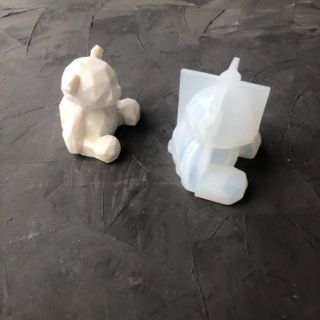 Khuôn silicone gấu
