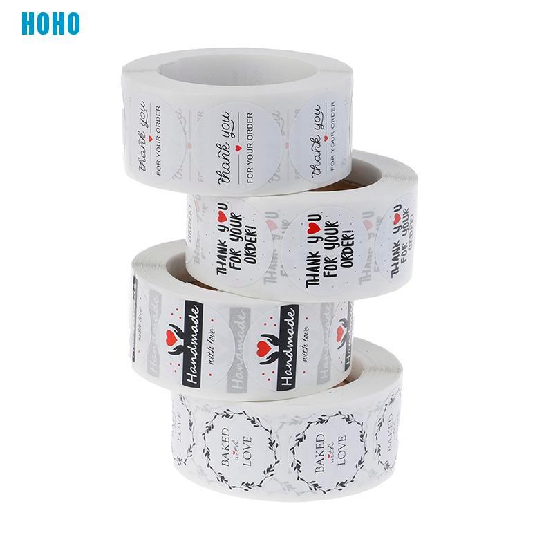 Bộ 2 cuộn hình dán chữ Thank You For Your Order đáng yêu | BigBuy360 - bigbuy360.vn