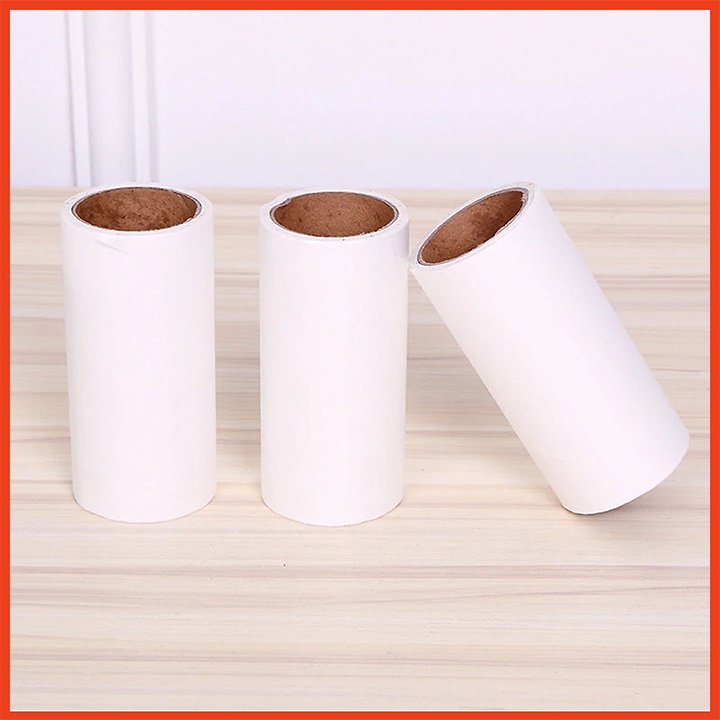 Combo 30 lõi lăn bụi thay thế cho cây lăn bụi quần áo, lăn lông chó mèo