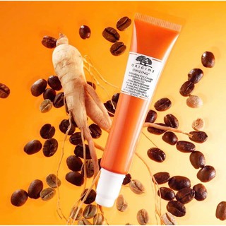 Kem mắt origins ginzing refreshing eye cream to brighten & depuff on-the-go 10ml