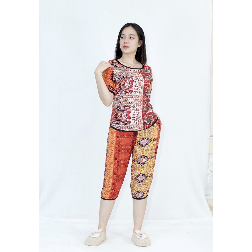 [HÌNH THẬT 100%] XẢ HÀNG SỐC Bộ đồ Bộ đồ lửng hình khối cực xinh   - vải lụa cao cấp - Cực Kì Sang Chảnh