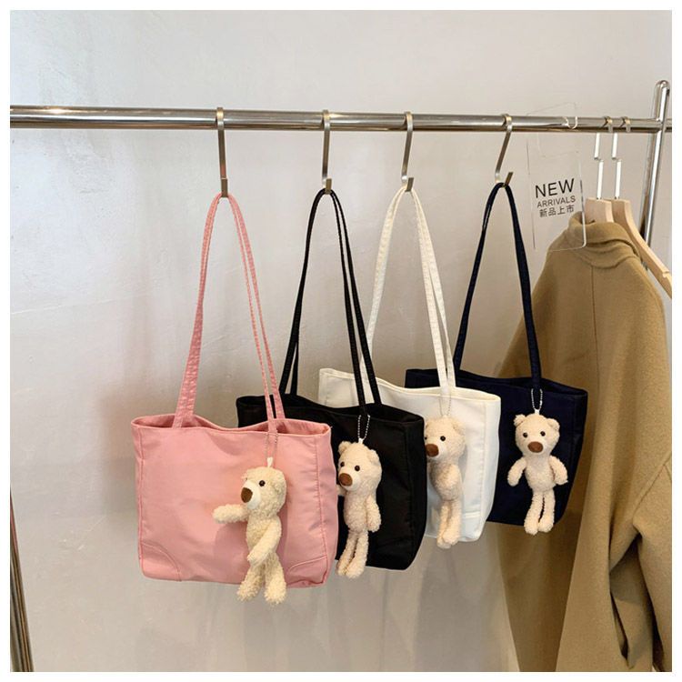 Túi Xách Nylon Màu Sắc Đơn Giản Thời Trang Cho Nữ