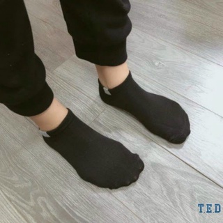 Tất ngắn nam Vớ thấp cổ trơn chống hôi chân T01