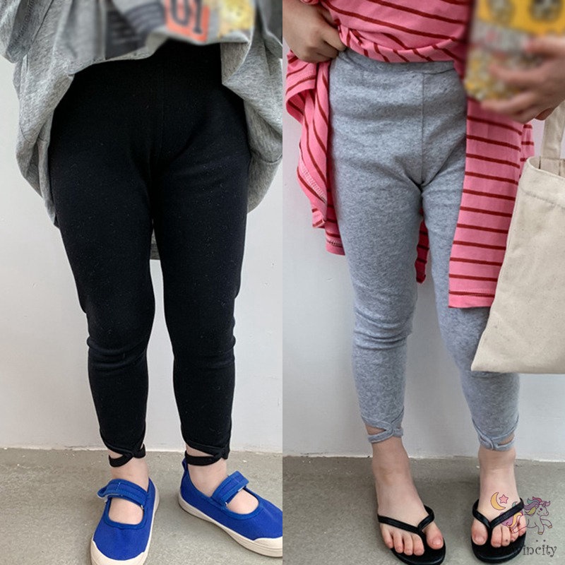 Quần legging form ôm phong cách Hàn Quốc đáng yêu dành cho bé gái