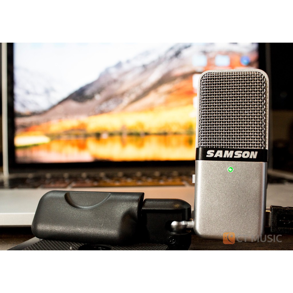 SAMSON Go Mic - Micro Thu Âm  Cổng USB, Giảm Tiếng Ồn, Chế Độ Thu Đa Dạng