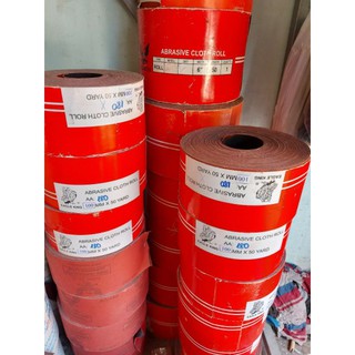 Giấy nhám cuộn con ó vải ( 45 MÉT = CUỘN) loại 10cm, 15cm , 20cm -  Giấy ráp đánh bóng gỗ, chà tường, kim loại