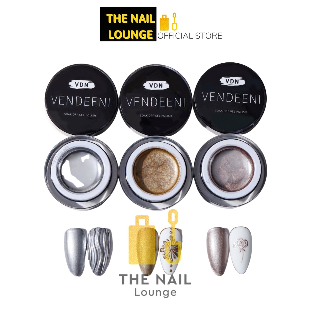 Gel metal VEDEENI vẽ viền, vẽ trang trí móng