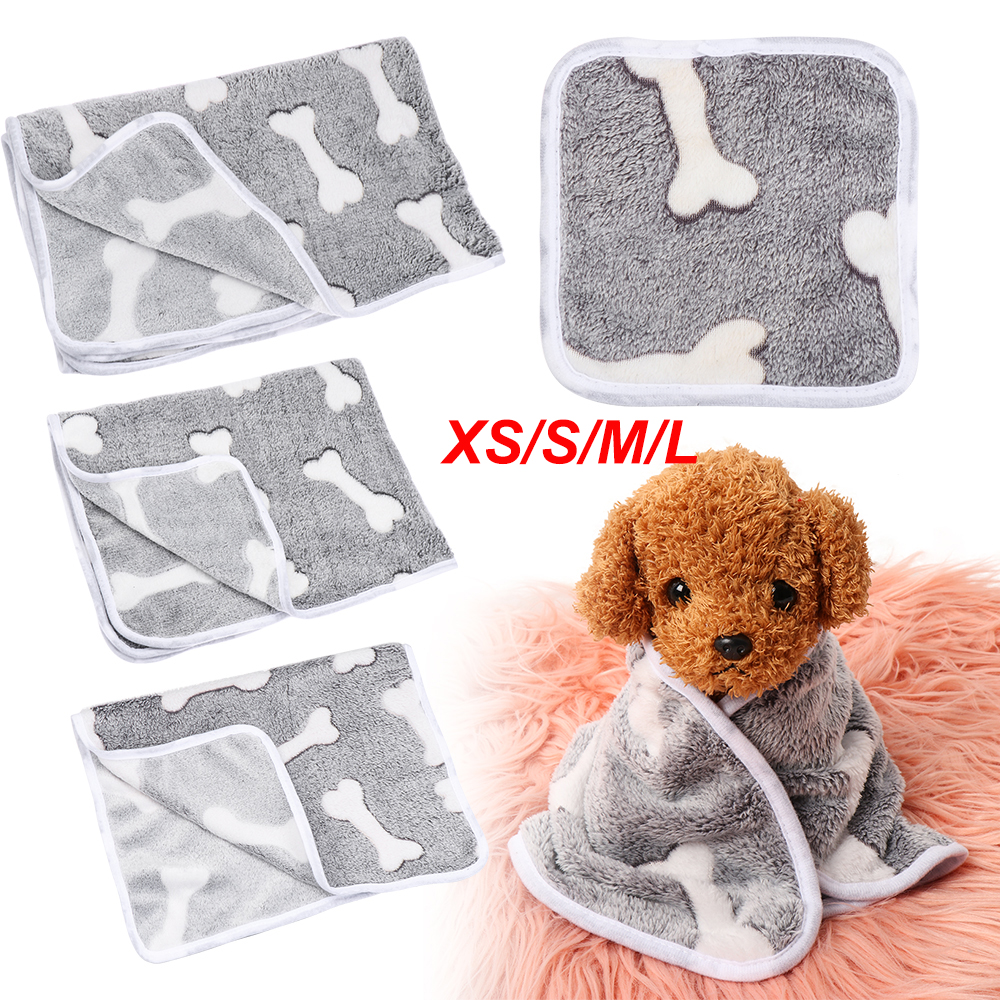 FASHYUNER Chăn mềm mại ấm áp tùy chọn kích thước dành cho thú cưng