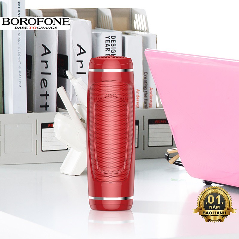 Loa Bluetooth Borofone BR7 có đèn Pin, Bass mạnh mẽ, to rõ, hỗ trợ di động không dây