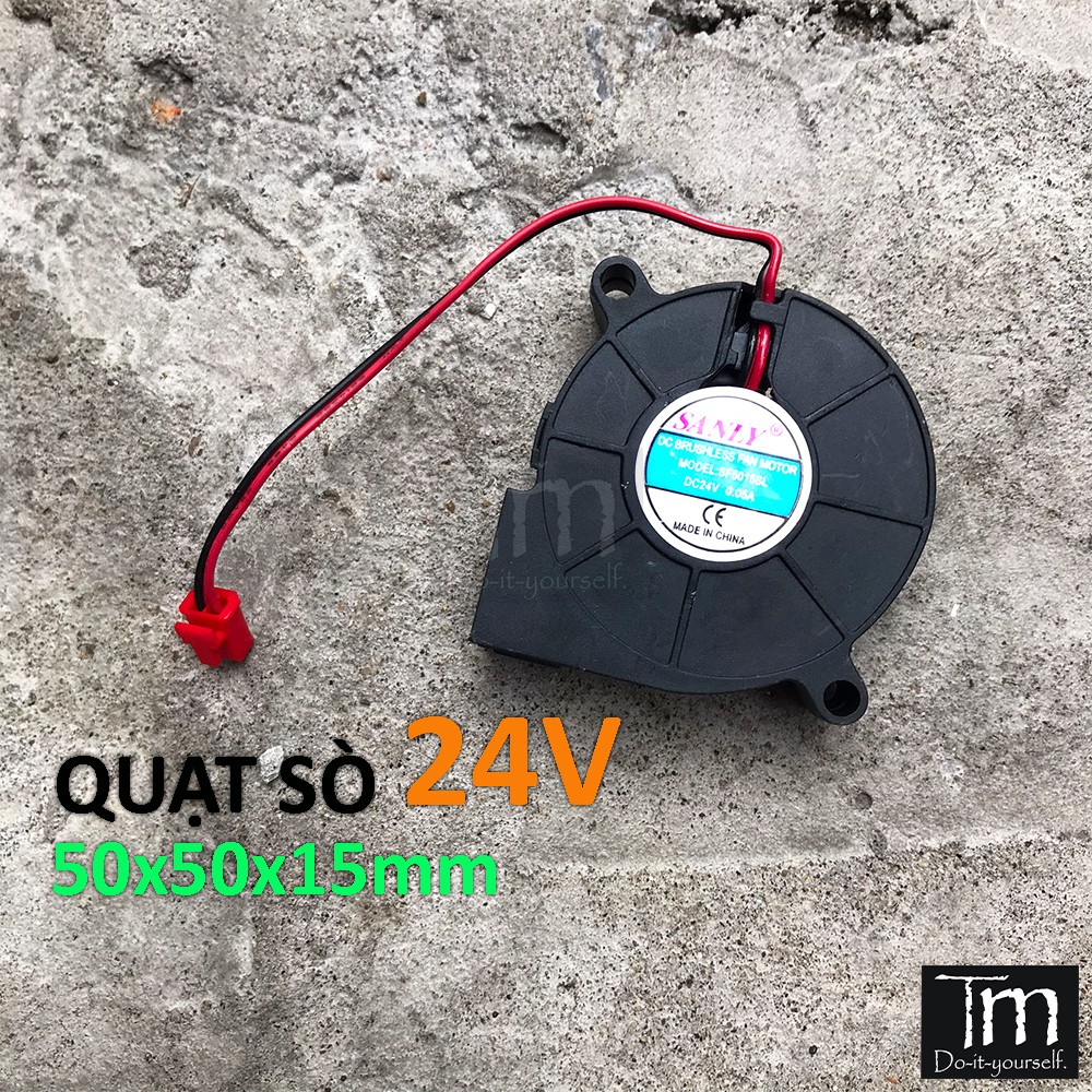 Quạt Sò Tản Nhiệt 12-24V Fan 50x15mm