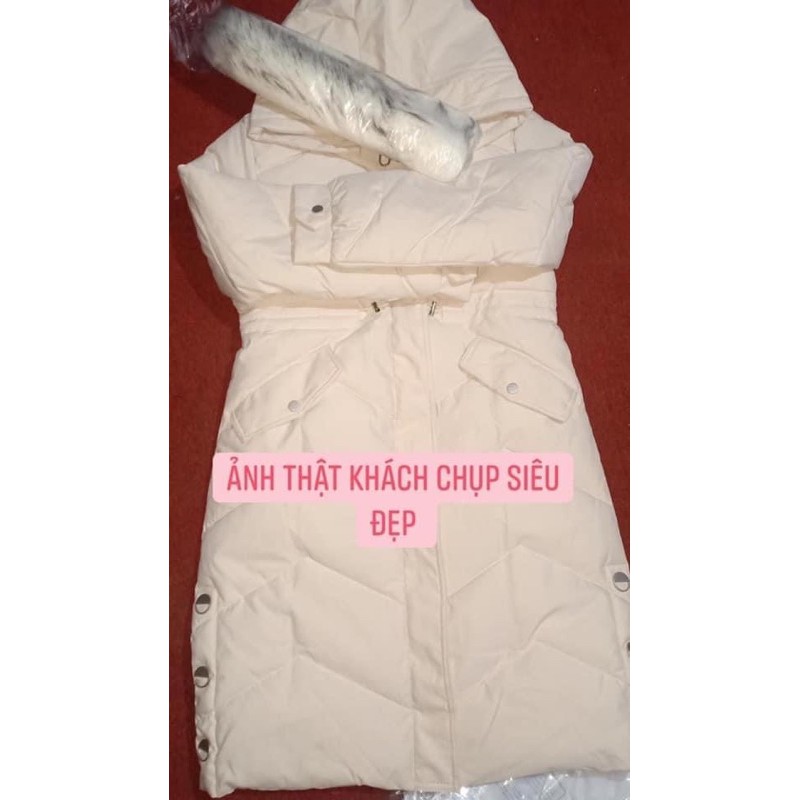 Áo khoác phao nữ dáng dài quá thời trang - Hàng order