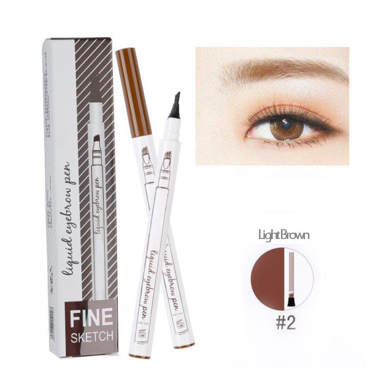 ♕ exo ღ Bút kẻ mày đầu 4 ngạnh cho nét vẽ siêu mỏng tự nhiên và lâu trôi PHOERA | BigBuy360 - bigbuy360.vn