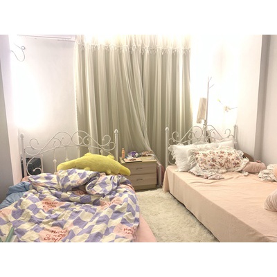 Giường Sắt Lắp Ráp Decor Phòng Ngủ Giường Cổ Điển Xinh Xắn Cho Bé Nghỉ Trưa Văn Phòng