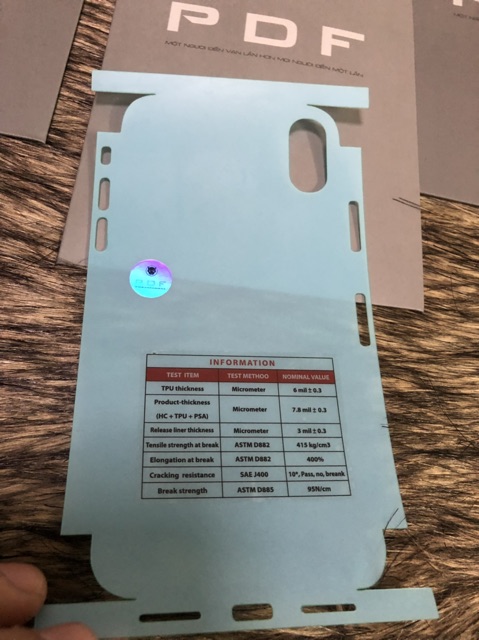 Dán ppf xr tự phục hồi vết xước. Hàng xịn nhất trong các loại ppf