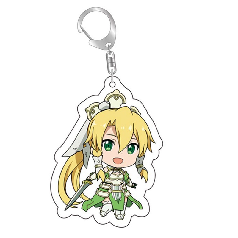 Móc Khóa Nhựa Acrylic Họa Tiết Hoạt Hình Sword Art Online