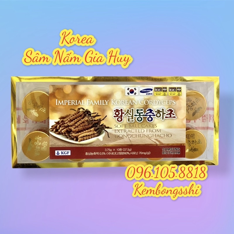 [HÀNG MỚI VỀ] Viên Hoàn Đông Trùng Hạ Thảo Hàn Quốc IMPERIAL FAMILY KOREAN CORDYCEPS