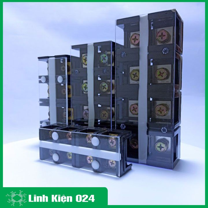 Cầu đấu điện Domino 3 pha 4 cực chịu tải 60A/100A/150A/200A