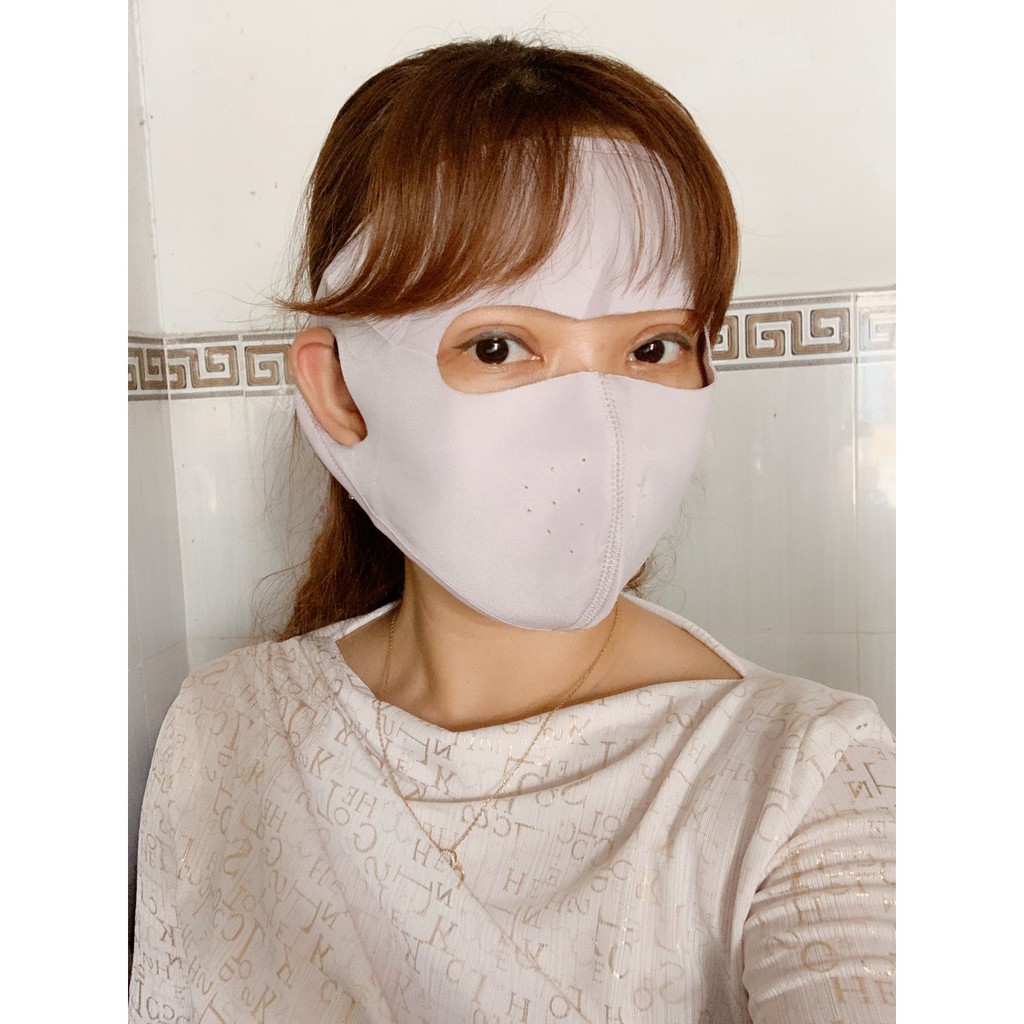 Combo 02 khẩu trang nữ xuất NHật kín mặt trán Ninja mới hot 2019 | BigBuy360 - bigbuy360.vn