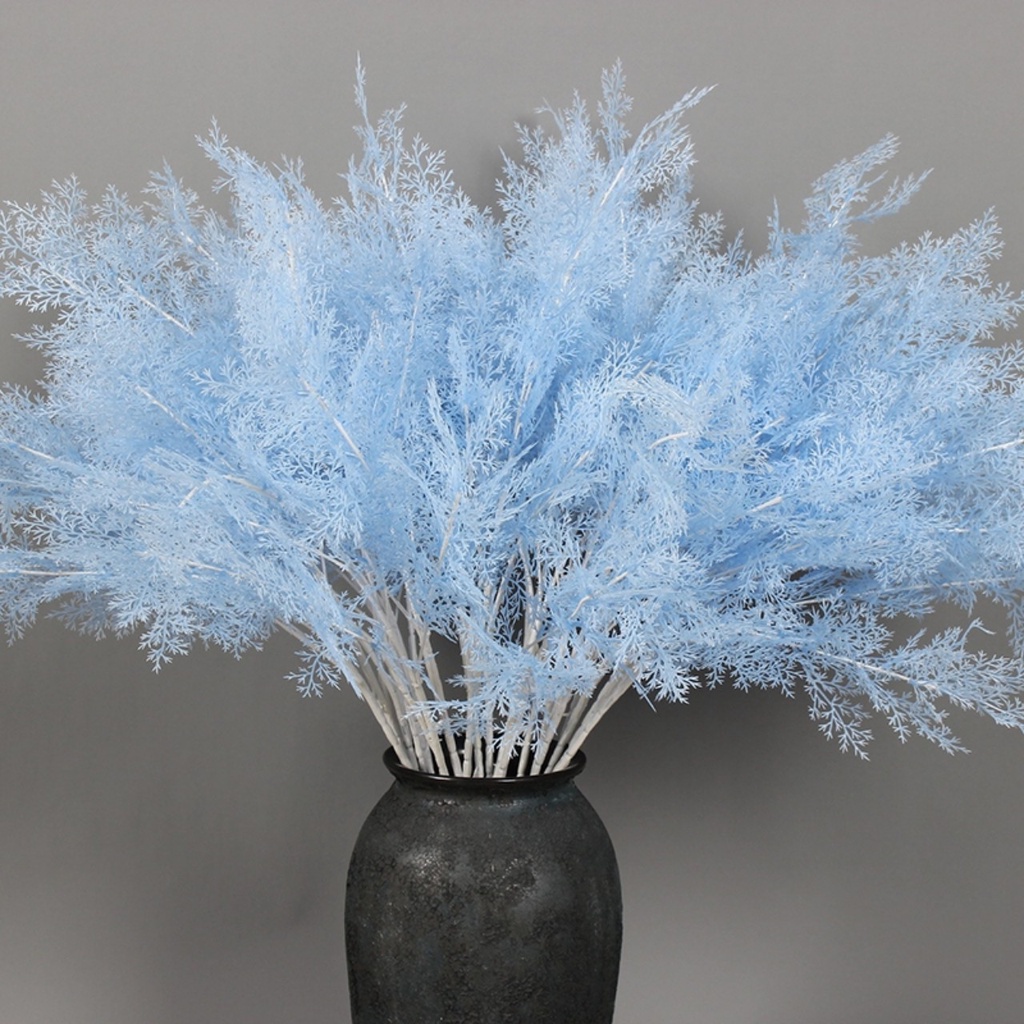 Cành điểm tuyết cao,cành điểm đuôi chồn trang trí cai 55cm