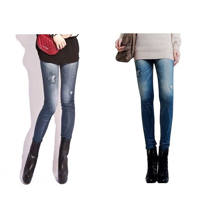 quần legging giả jean tphcm (QL08)