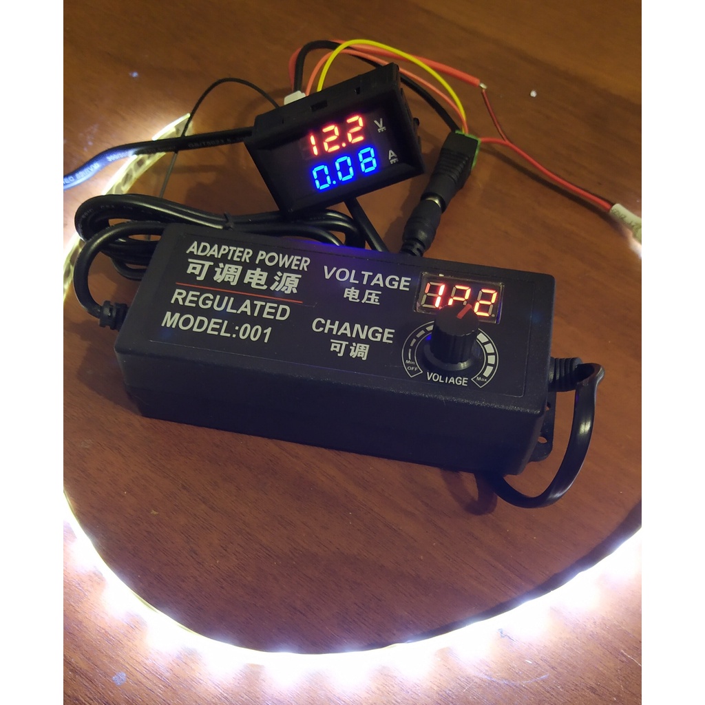 Đồng Hồ Led - Vôn kế điện tử 100V/10A 100V/100A - Vôn kế DC đo dòng và áp