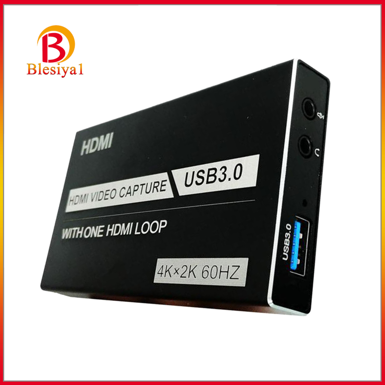 [BLESIYA1]USB Capture HDMI Video Card 4K 1080P HD HDMI to USB 3.0 Dongle for Live Stream