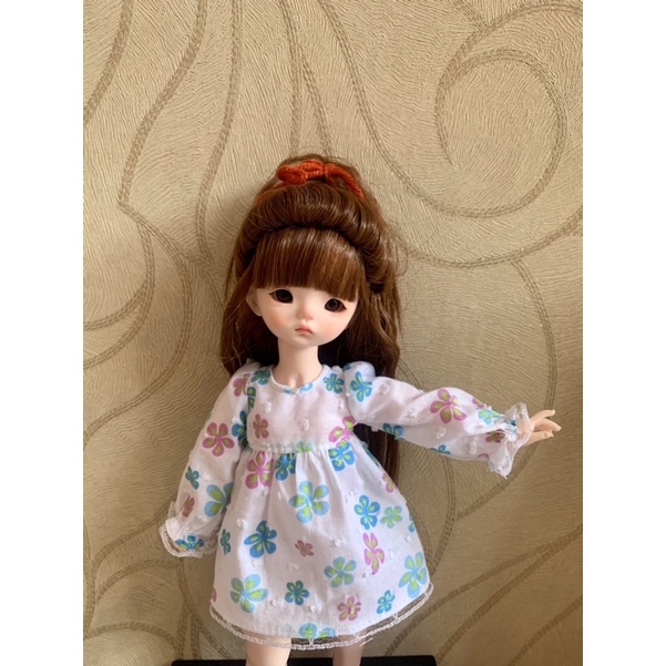 Váy hoa size búp bê bjd ,blythe,barbie
