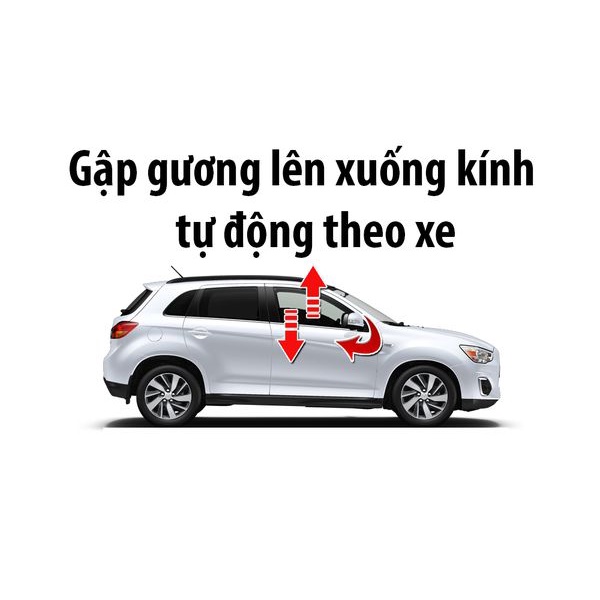 Bộ gập gương lên kính cho xe Mazda 2,3,Cx5 đời 2018-2019 Hàng Lasixi chính hãng
