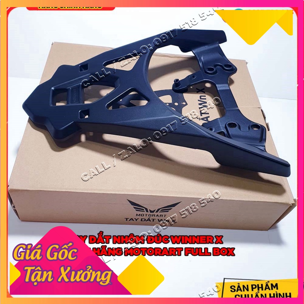 CẢNG SAU NHÔM WINNER X ĐÚC NGUYÊN KHỐI CHÍNH HÃNG MOTO ART FULL BOX