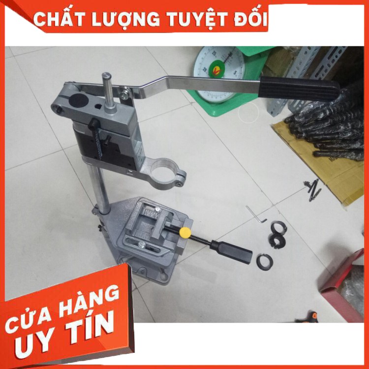 [HÀNG CHÍNH HÃNG] [ ẢNH THẬT]    BỘ CHÂN ĐẾ BIẾN MÁY KHOAN TAY THÀNH MÁY KHOAN BÀN  [CHO KHÁCH XEM HÀNG]