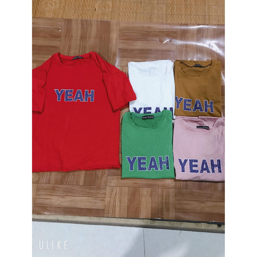 Áo phông nữ chữ YEAH DTR2502