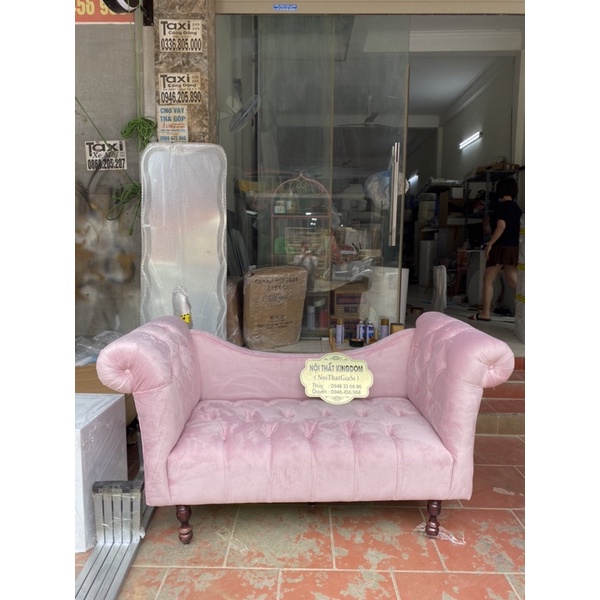 Ghế sofa tân cổ điển , ghế chờ tiệm nail,spa sang chảnh SF33 - thuthuy88