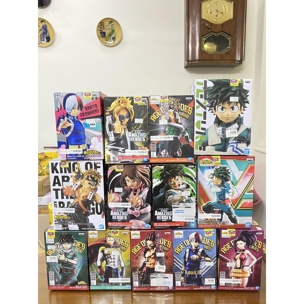 Mô hình Bandai Banpresto My Hero Academy có sẵn
