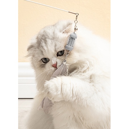 Cần câu mèo ma thuật PAKEWAY - Tích hợp Laze với Tay cầm nhựa ABS với ống cần câu Carbon siêu bền