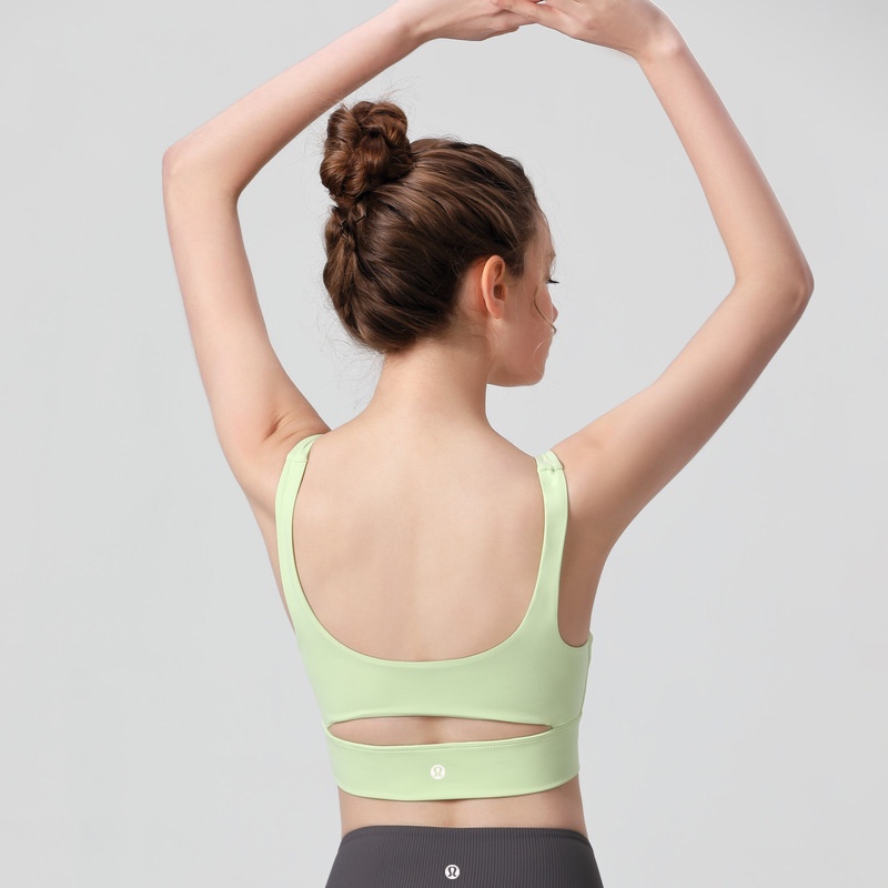 Lululemon    Áo Lót Thể Thao yoga Chống Sốc Khoét Lưng Đẹp Quyến Rũ 9602