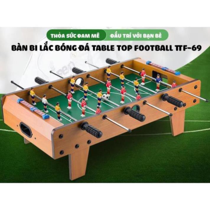 Bàn bi lắc bóng đá Table Top Football bằng gỗ