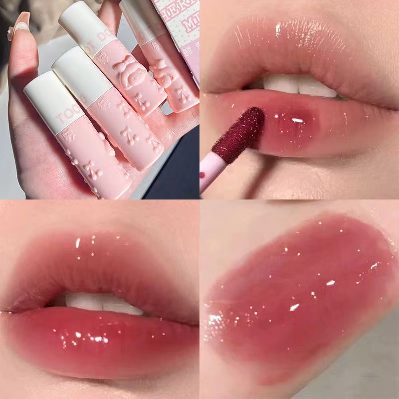 Son bóng TOOTDODO dạng lỏng lâu trôi màu sắc tươi sáng chất lượng cao Màu Nude Nhạt Mềm Mượt Dưỡng Môi Chống Thấm Nước Hàng Nội Địa Trung