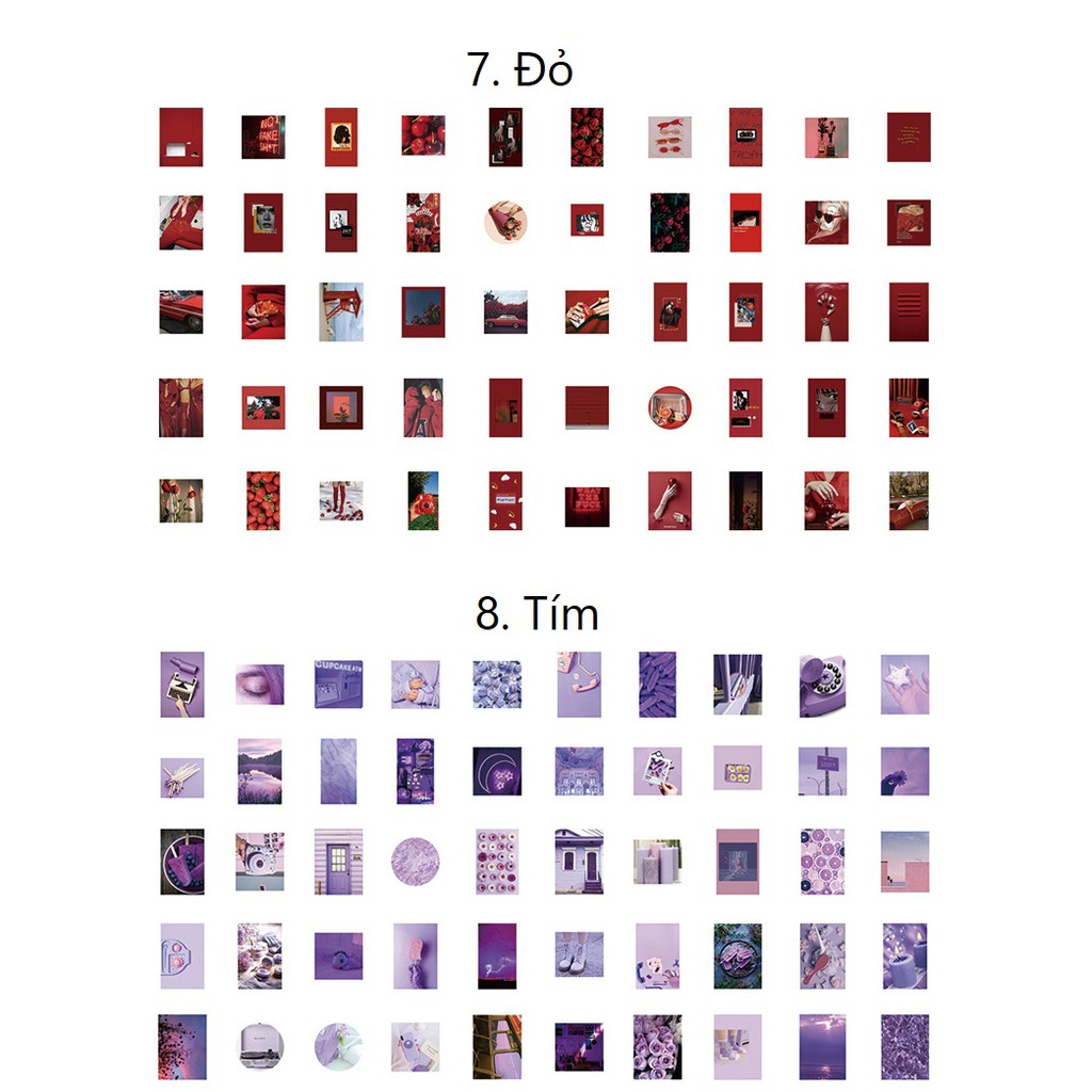 Hộp 100 sticker giấy SH1001 Gachini