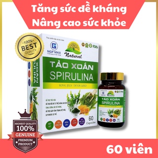 Tảo Xoắn SPIRULINA - Hỗ Trợ Tiêu Hóa, Tăng Cường Miễn Dịch, Tăng Cường Sức Đề Kháng, Nâng Cao Sức Khỏe