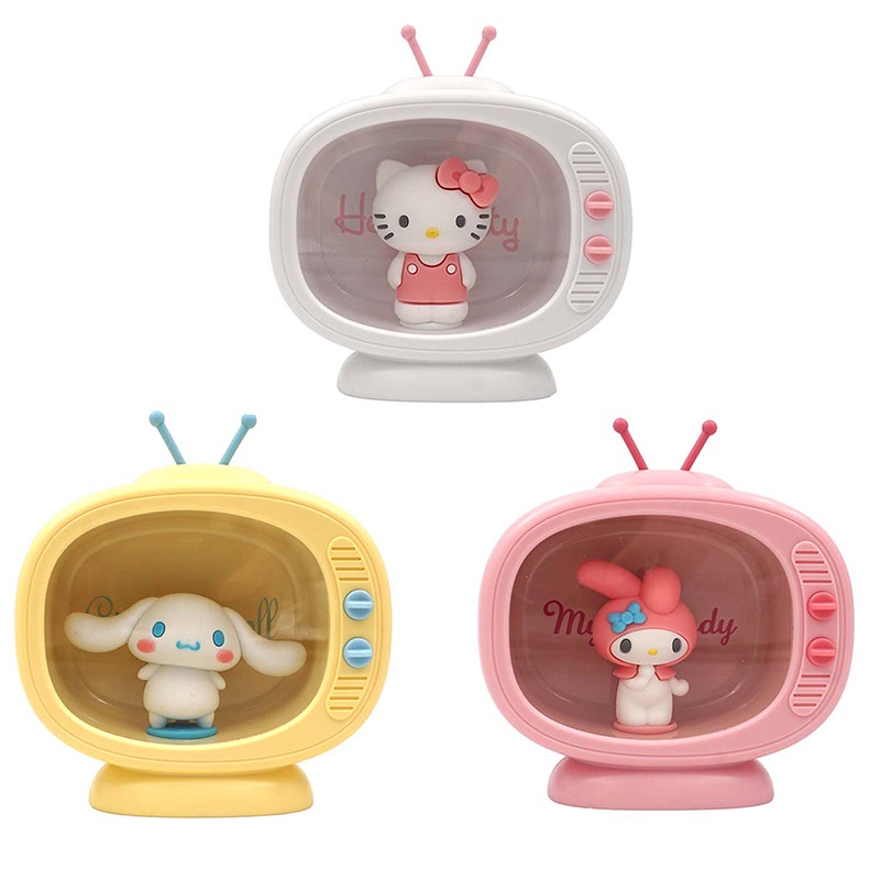 Sanrio đèn ngủ để bàn hình tv cinnamoroll mini dễ thương cho bé gái