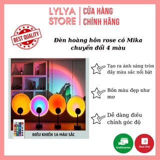 Đèn hoàng hôn️ rose 🥊 𝐂𝐎́ 𝐌𝐈𝐊𝐀 𝐂𝐇𝐔𝐘𝐄̂̉𝐍 Đ𝐎̂̉𝐈 𝟒 𝐌𝐀̀𝐔️🥊, đèn led trang trí chụp ảnh quay video livestream tiktok rất đẹp