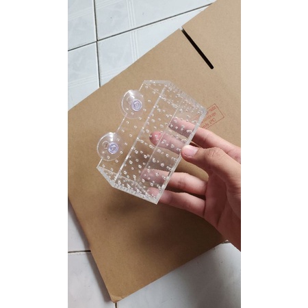Cốc đôi thủy sinh chất liệu mika