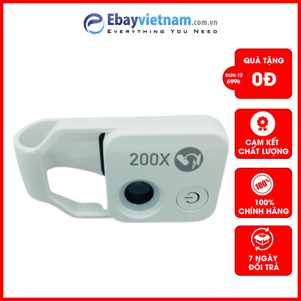 Ống Kính Hiển Vi Apexel 200X Có Kẹp Gắn Camera Điện Thoại Thông Minh