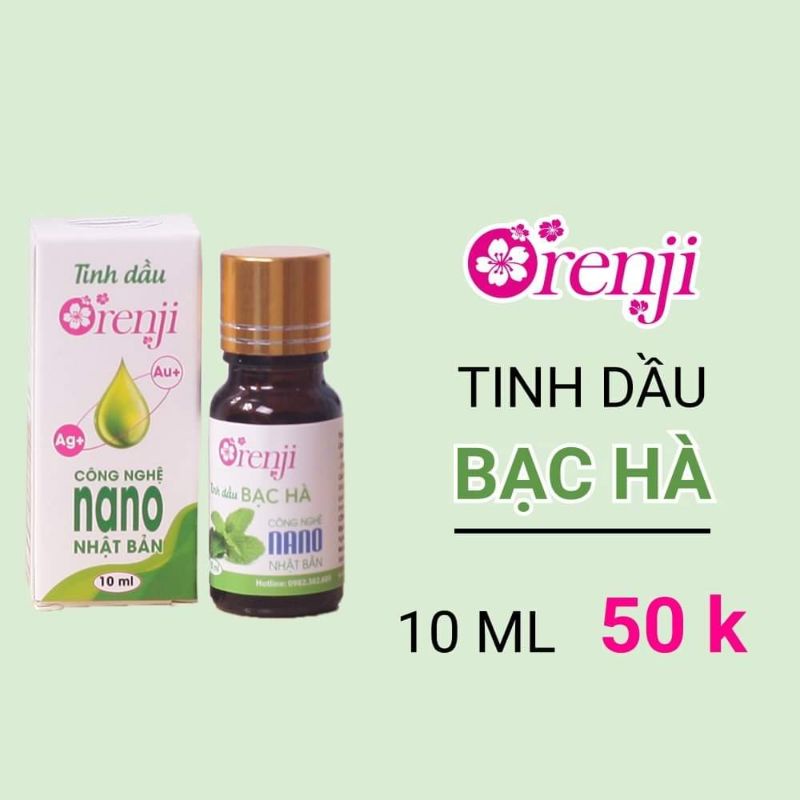 TINH DẦU ORENJI LỌ 10ML ( Tràm gió/ sả chanh/ cam ngọt/ quế/ bạc hà/lavender/cafe/hoa hồng)