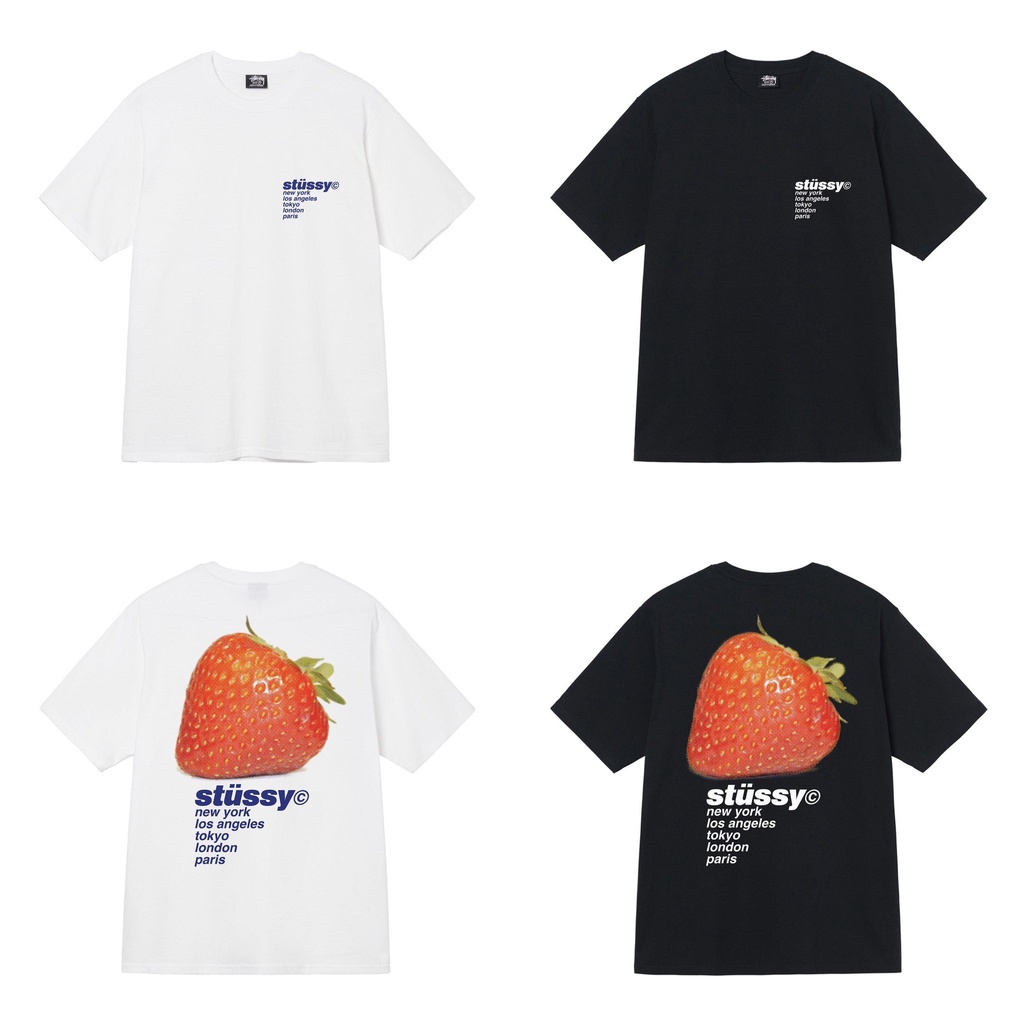 Áo Thun Stussy Strawberry 100% CÓ SẴN