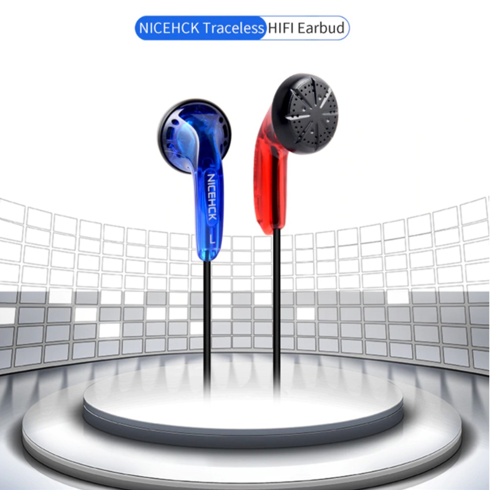 Tai nghe earbuds Nicehck Traceless, siêu phẩm giá rẻ chất âm thì cực hay, chân cắm 3.5mm