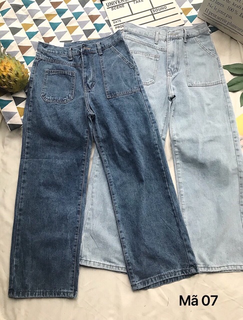 Quần Baggy JEANS ống suông loại 1 kiểu | BigBuy360 - bigbuy360.vn