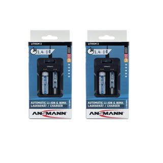 Bộ sạc pin 18650,AA, AAA Ansmann đa năng tự ngắt